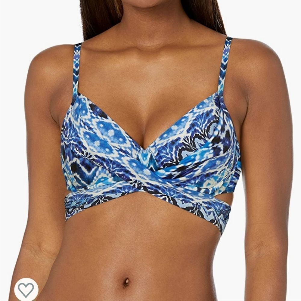 NWOT La Blanca Wrap Underwire Push Up Bikini Top